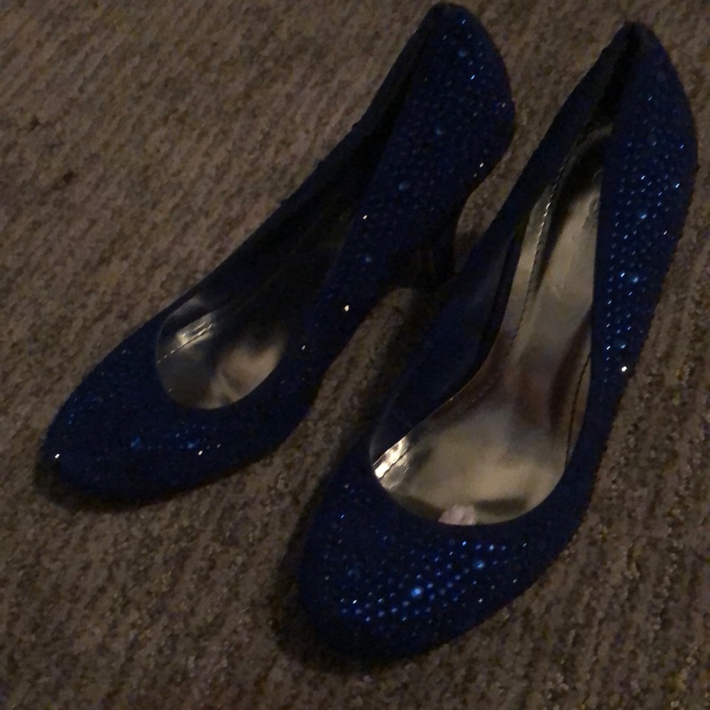 Blue heels